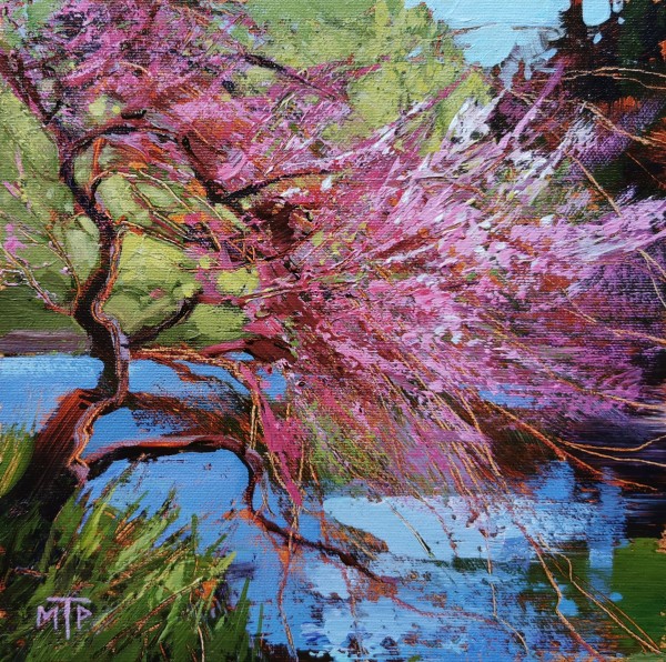Flowering Tree Study VI by Tatjana Mirkov-Popovicki