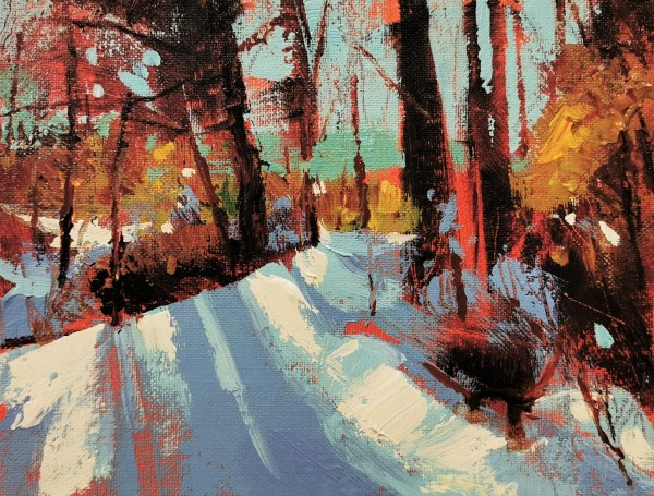 Snow Path Study by Tatjana Mirkov-Popovicki