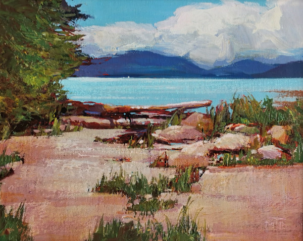 Spanish Banks Morning by Tatjana Mirkov-Popovicki