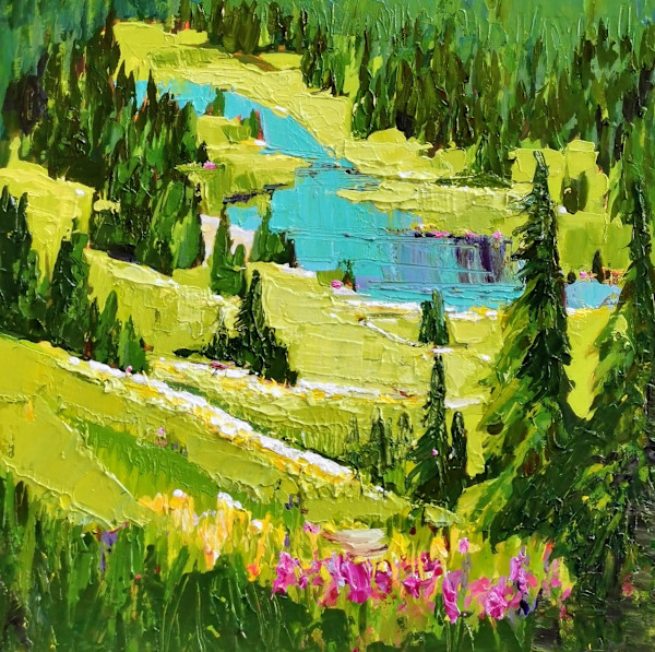 Meadow Trail by Tatjana Mirkov-Popovicki