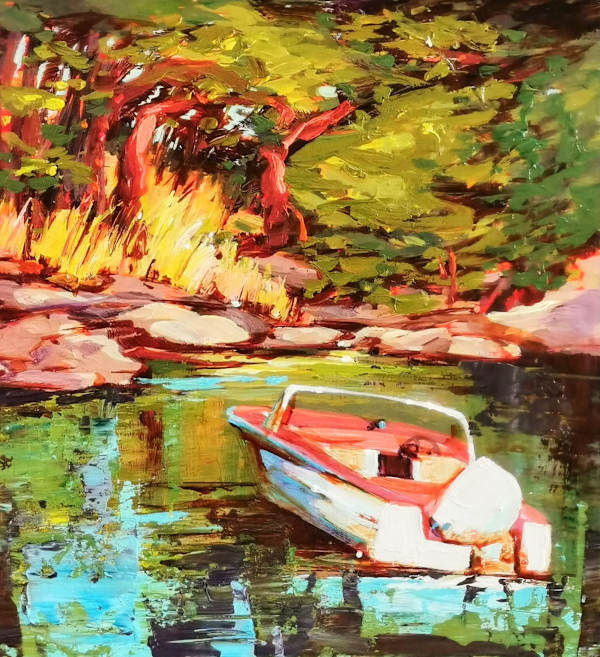 Secluded Cove by Tatjana Mirkov-Popovicki