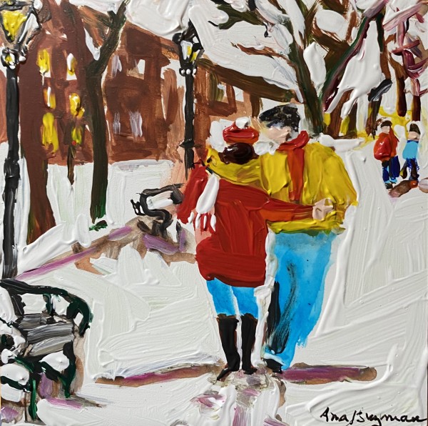 Walking in the snow by Ana Guzman