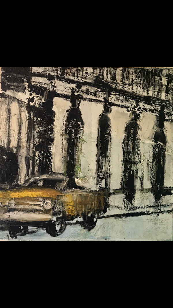 La Vida Cuba - Gold Car in Havana by Ana Guzman