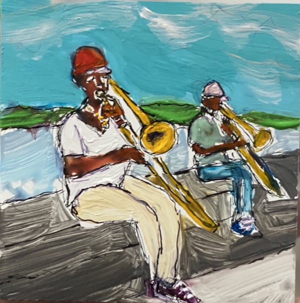Saxophonists by Ana Guzman