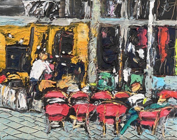 Cafe with Pink Chairs