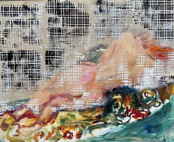 Zoe - reclining nude by Ana Guzman