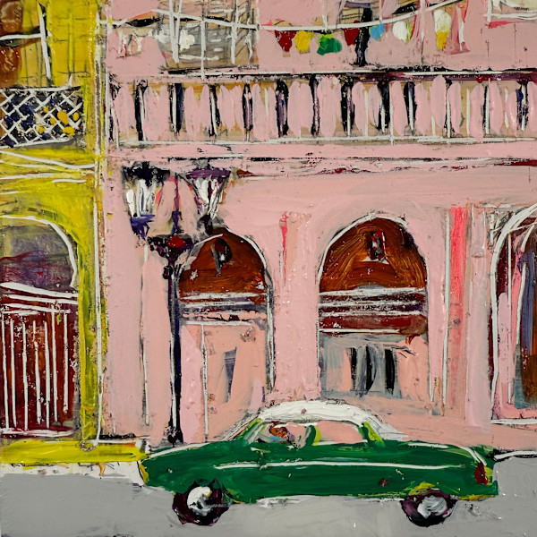 Green car by Ana Guzman