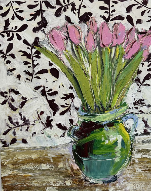 Pink tulips by Ana Guzman
