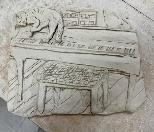 Cat on the Keys by Ana Guzman, Image 1.