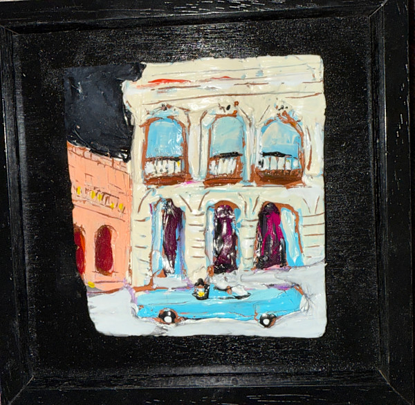Blue car in Havana by Ana Guzman, Image 1.