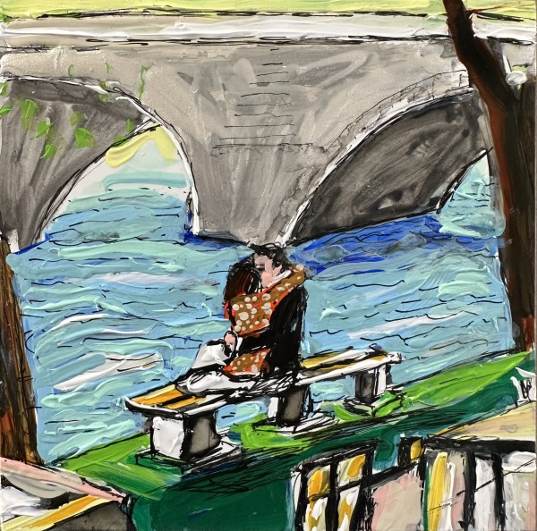 On the Bridge by Ana Guzman