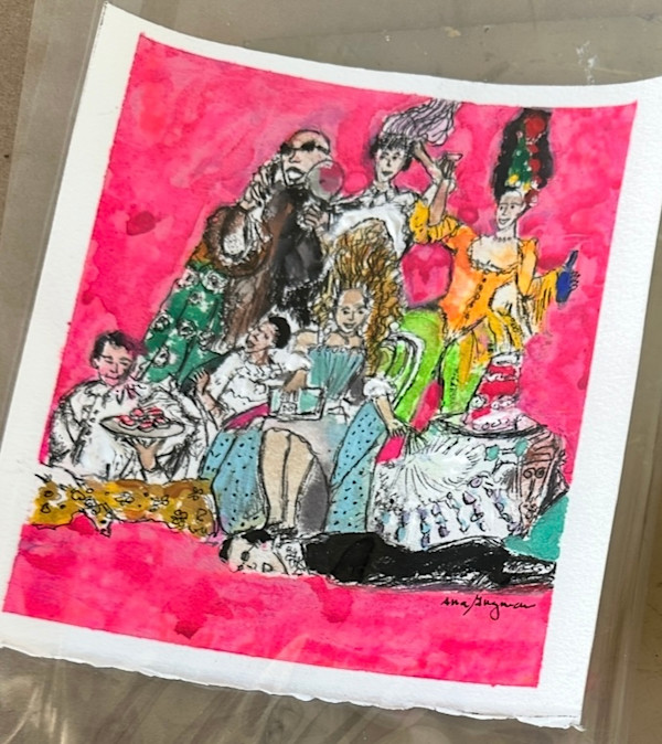 Marie Antoinette- the cast by Ana Guzman