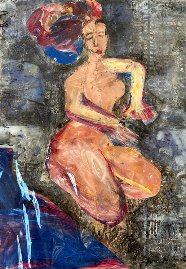 Woman - kneeling by Ana Guzman