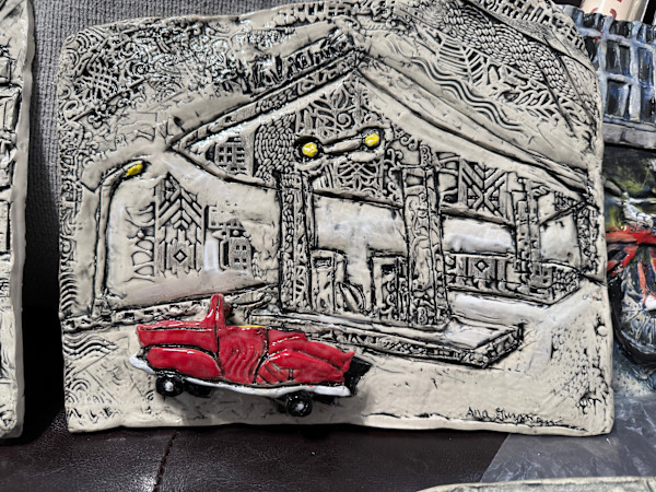 Gasolina with red car by Ana Guzman, Image 9.