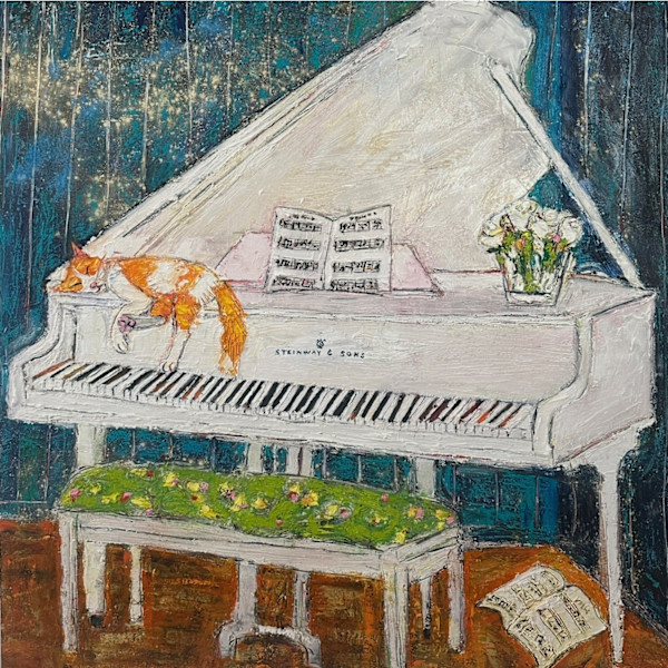 Kitty on the Keys by Ana Guzman, Image 1.