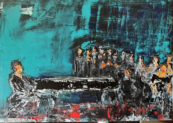 The Choir - diptych by Ana Guzman