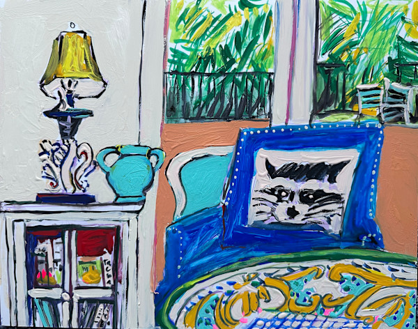 Room portrait - Raccoon with a View by Ana Guzman