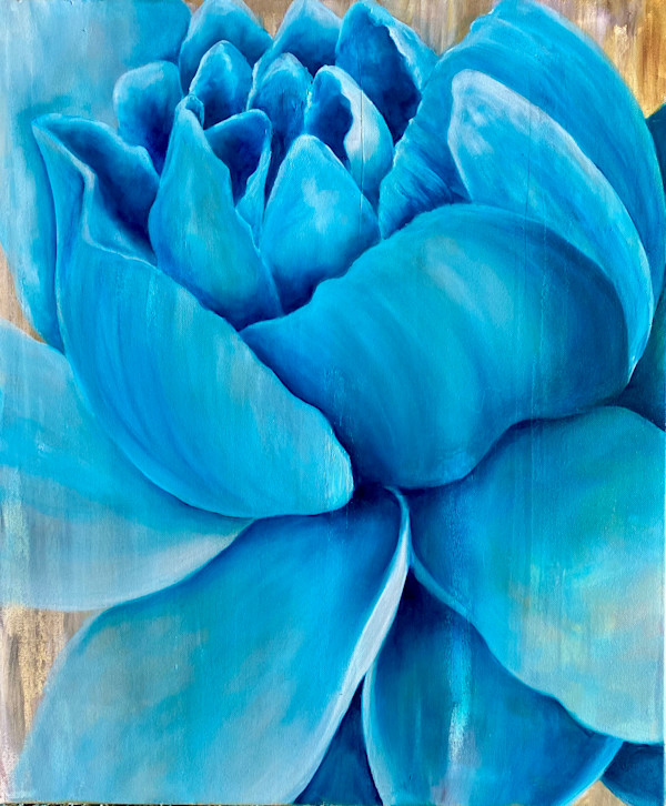 Blue Peony by Ansley Pye