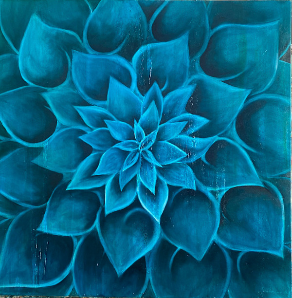 Fleur en Bleu by Ansley Pye