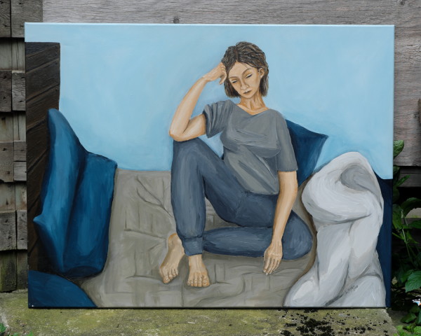 2018 A Girl in a Bed by Laura Jurjane Moosgaard