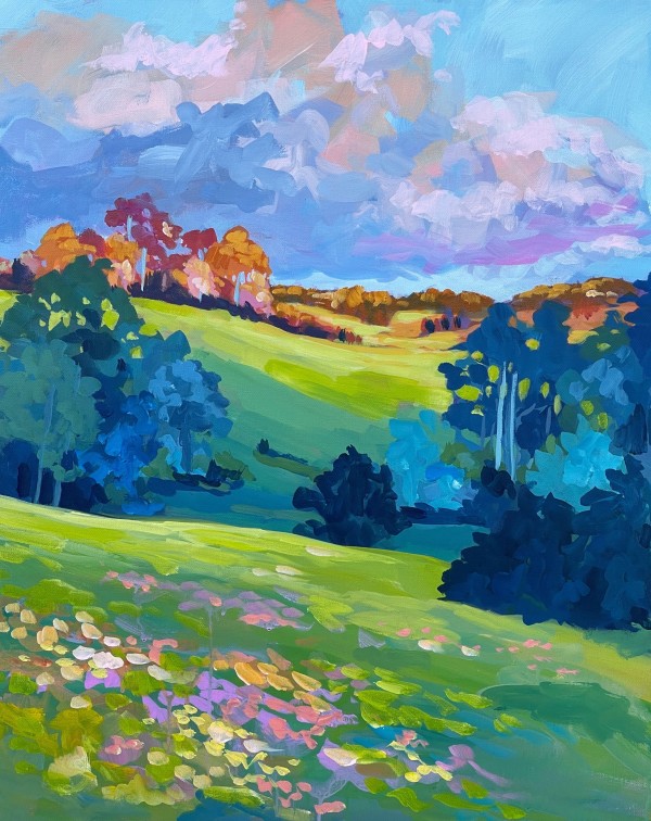 Sunlight on the Hills by Clair Bremner