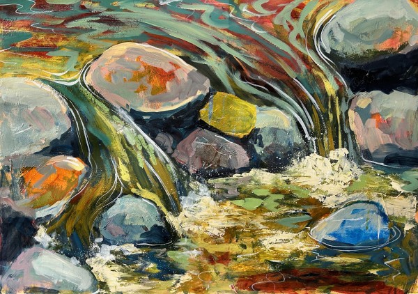 Moving through the stones by Clair Bremner
