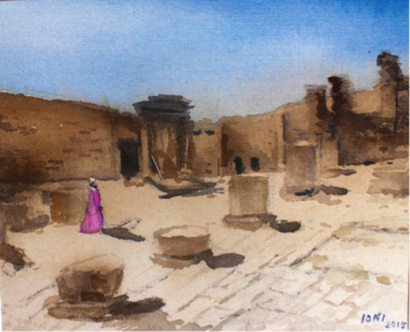 Egypt Series II: Temple Ruins in Luxor by ioni mendoza