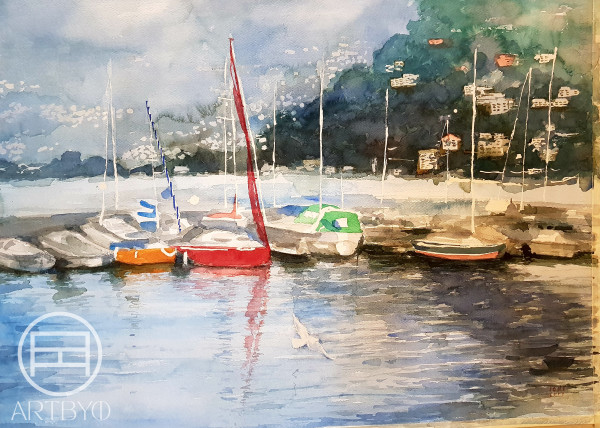 Lake Como Series II by ioni mendoza