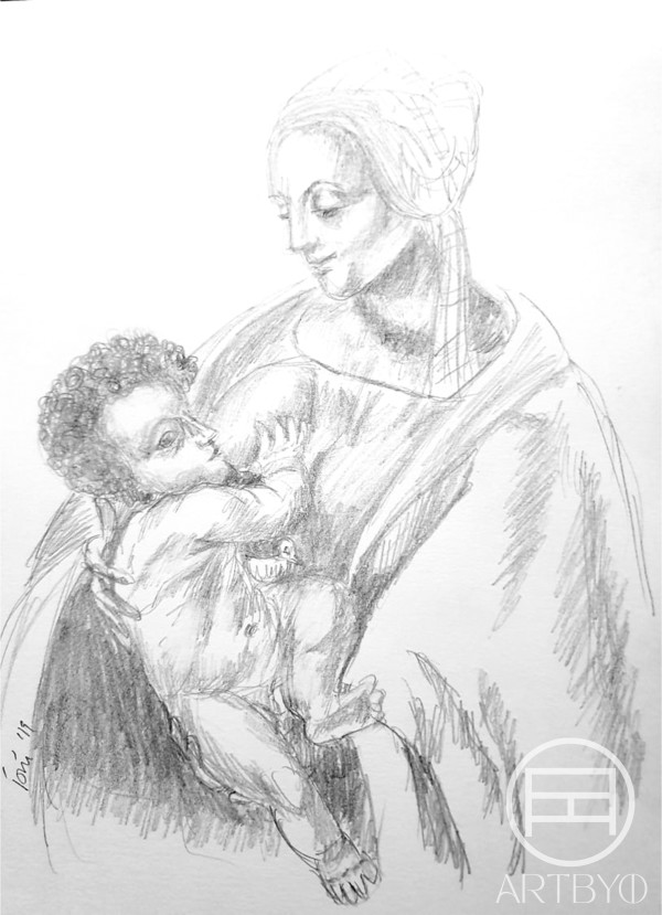 Madonna Litte - Celebrating LDV 500 Years by ioni mendoza