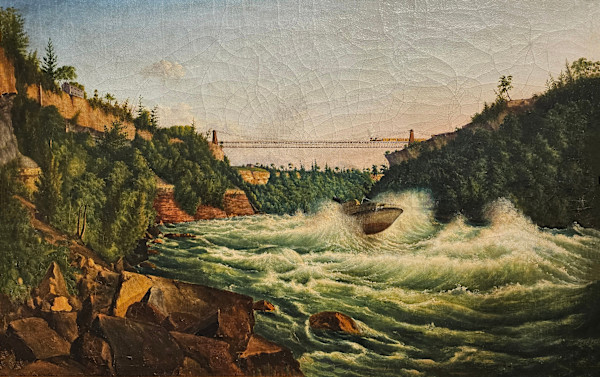 Maid of the Mist II Being Delivered to Queenston Landing by John Symes, Image 1.