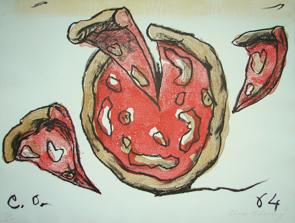 Flying Pizza by Claes Oldenburg, Image 1.