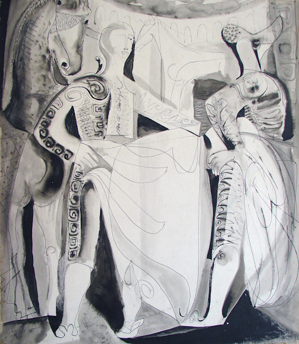 Les Toreadors by Antoni Clavé