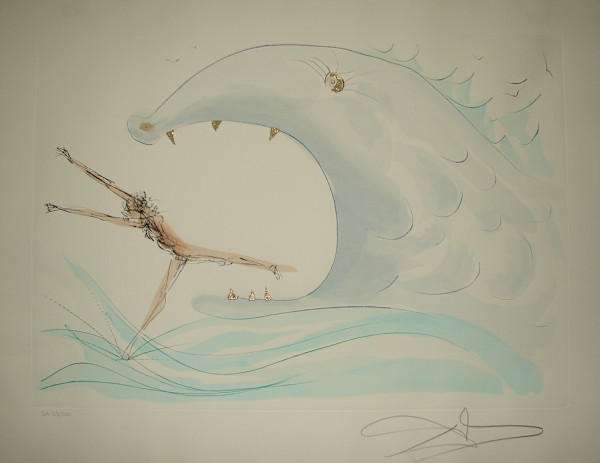 Jonah and the Whale by Salvador Dali