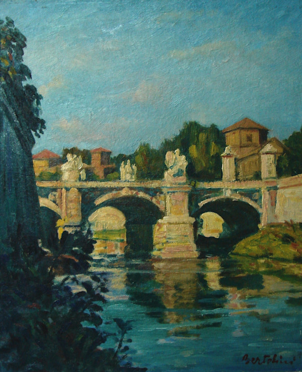 Italian Waterway by Giuseppe Bertolini