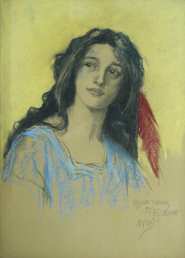 Indian Maiden by Frederick S. Church