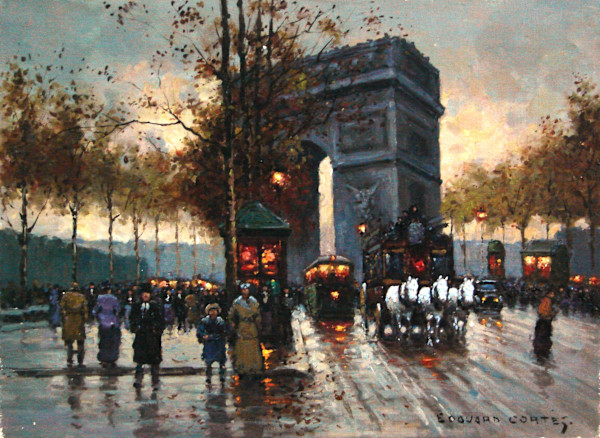 L'Arc de Triomphe by Edouard Leon Cortes