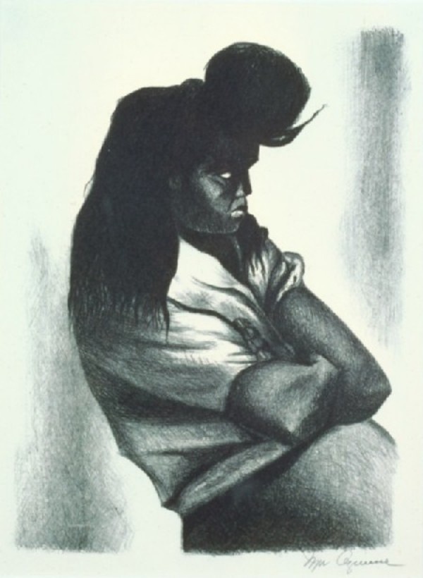 Woman in the Coal Line-up (Mujer en la Cola del Carbon) by Jose Ignacio Aguirre