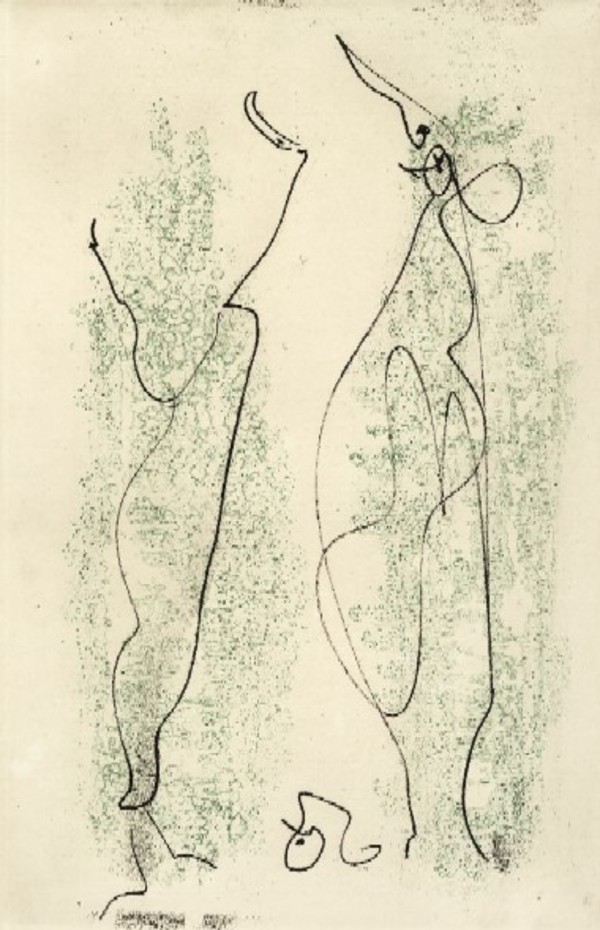 Les Chiens ont Soif  (Dogs are Thirsty) by Max Ernst, Image 1.