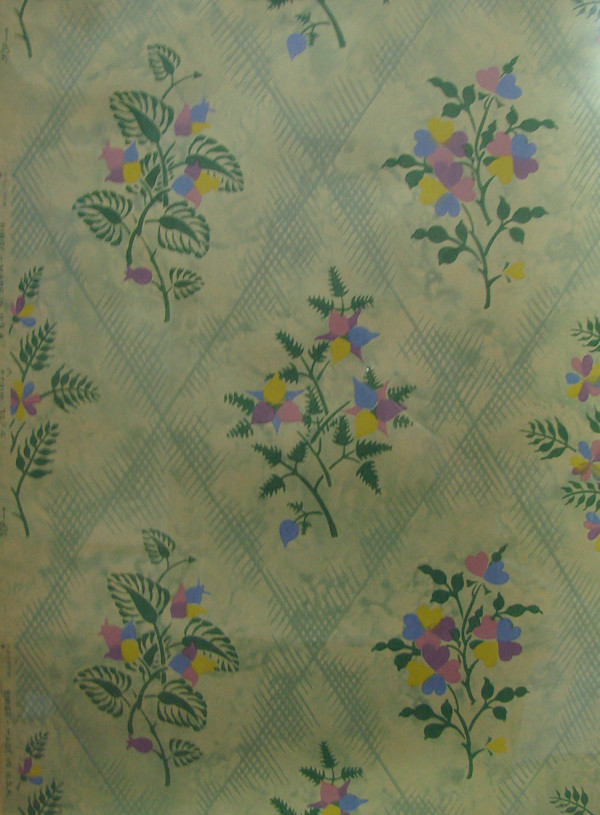 Stylized Flowers in Diagonal Pattern by Charles Ephraim Burchfield