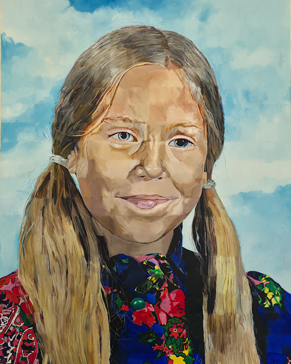 Head of a Young Girl by Malcolm Morley, Image 1.
