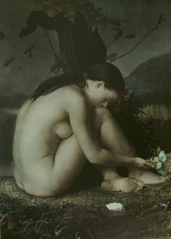 Girl with an Orchid by Pietro Annigoni