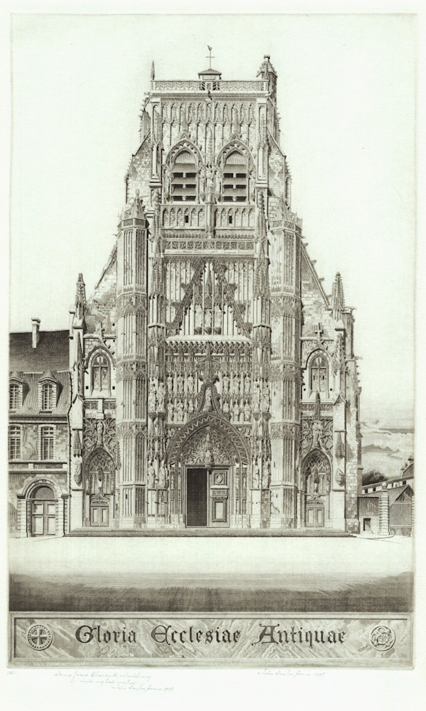 Gloria: Saint Riquier; also called The Church of Saint Riquier and Gloria Ecclesiae Antiquae by John Taylor Arms