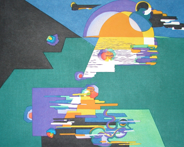 An Octopus Trap and Fleeting Dreams Under a Summer Moon by Stanton MacDonald-Wright, Image 1.
