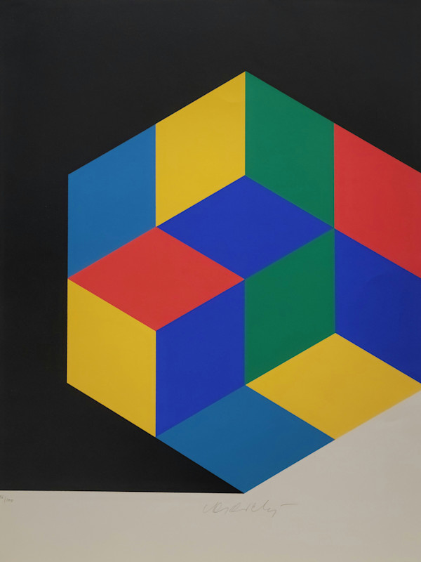 Kristall by Victor Vasarely