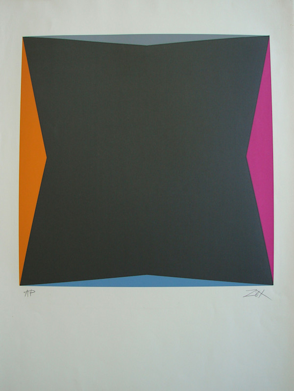 Composition with Grey Edge by Larry Zox, Image 1.