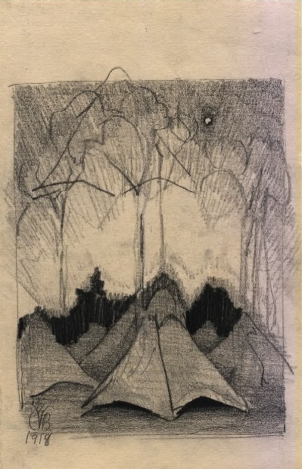 CJ (Camp Jackson), First Light of Dawn by Charles Ephraim Burchfield