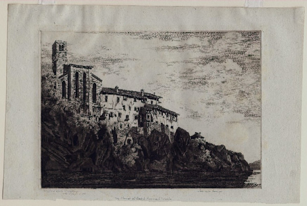 The Church at Saint Francis and The Natizone, Cividale by John Taylor Arms