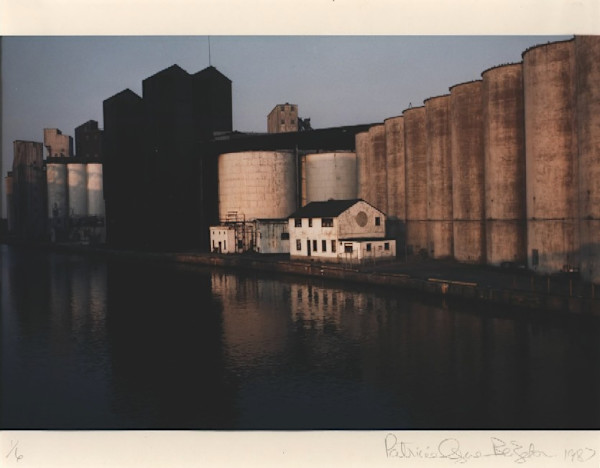 Buffalo River from the Ohio Street Bridge by Patricia Layman Bazelon