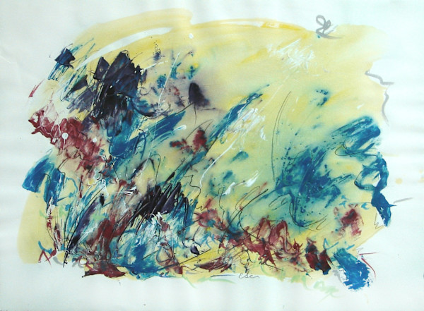 Color Fields (yellow) by Ellen Commerford