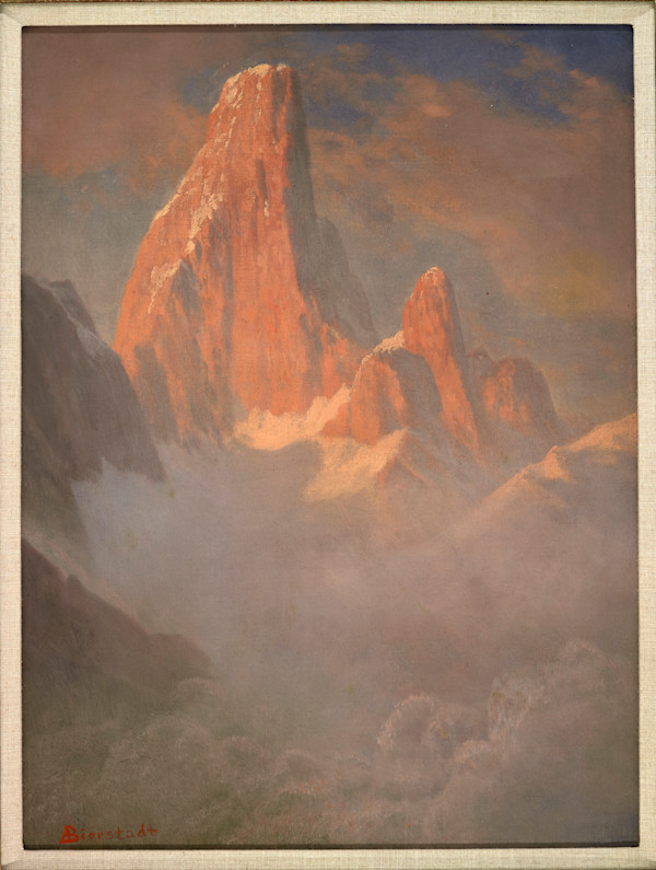 Red Mountain Peaks by Albert Bierstadt